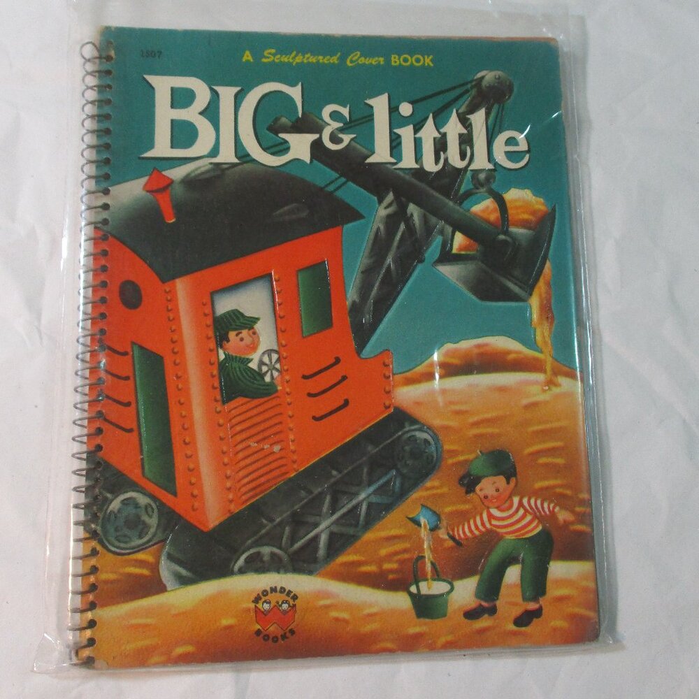 Vintage 1954 Wonder Books BIG & LITTLE by John Hull